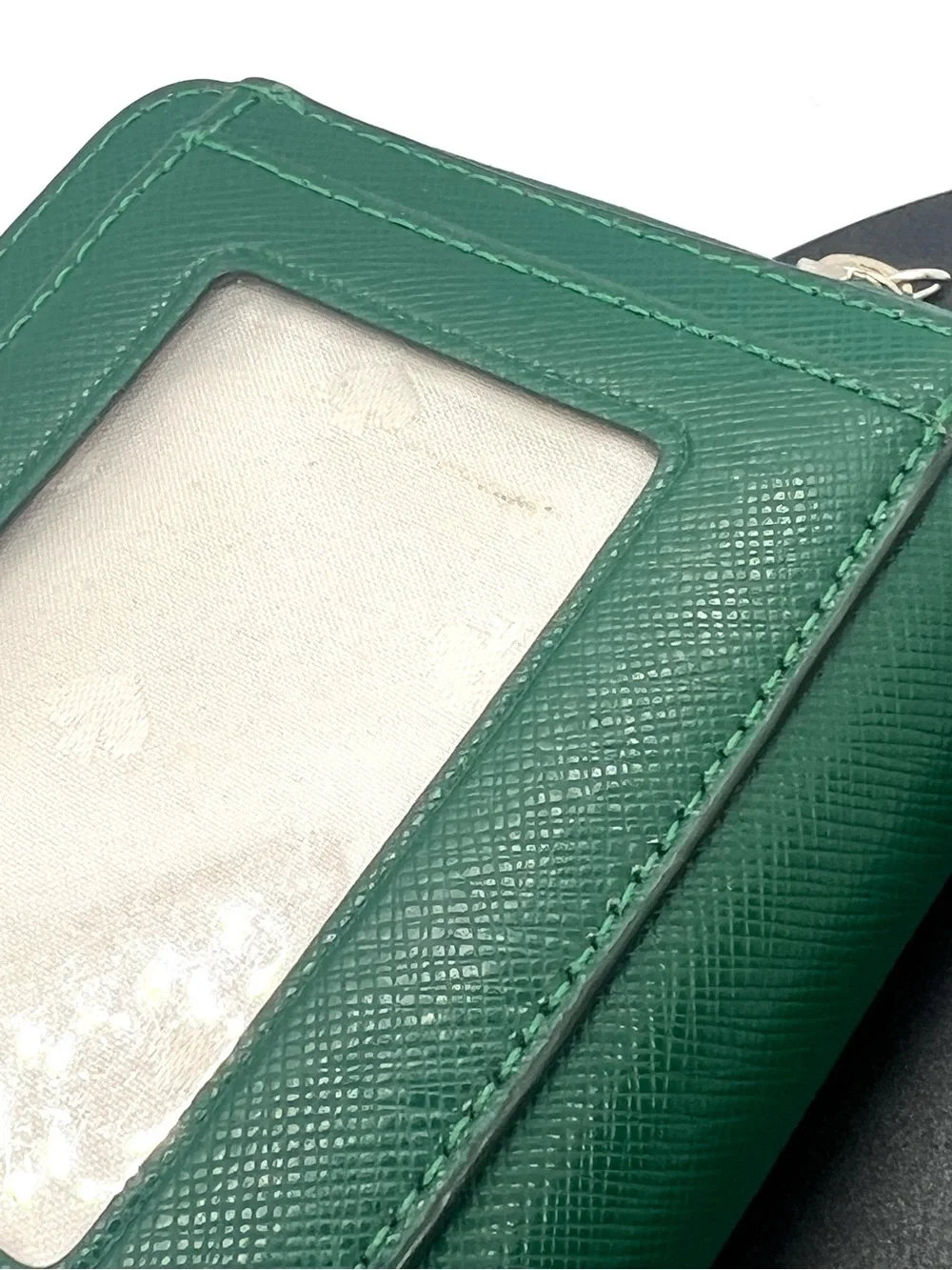 Kate Spade New York Green Zip Around Wallet Coin Purse Compact Wallet